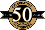 50 years in business badge